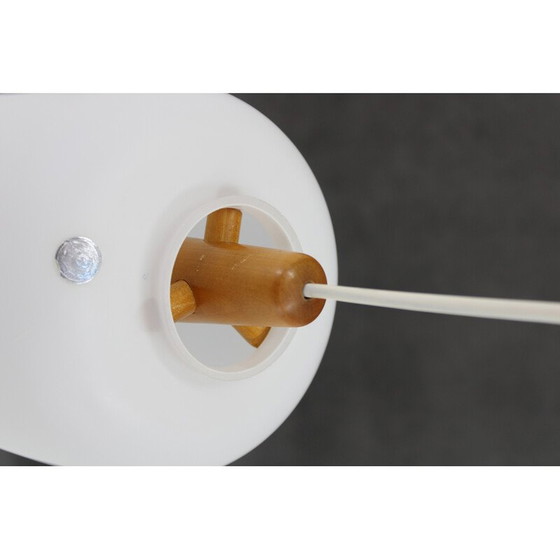 Image 1 of Vintage glass pendant lamp by Uluv, Czechoslovakia 1960s