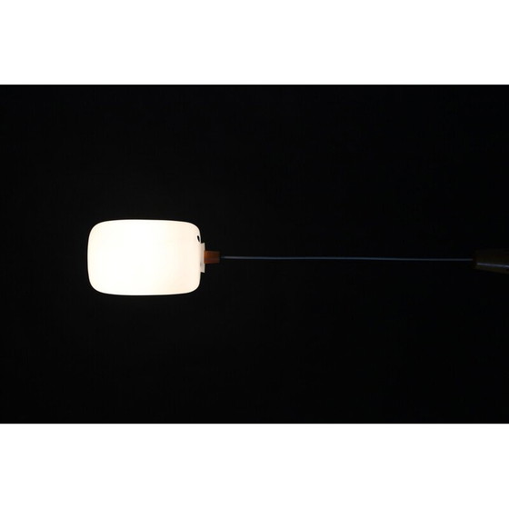 Image 1 of Vintage glass pendant lamp by Uluv, Czechoslovakia 1960s