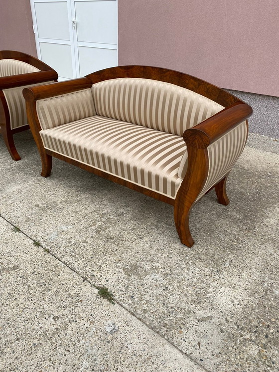 Image 1 of 2x Biedermeier sofa