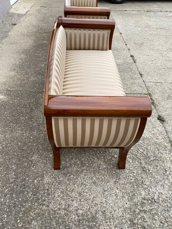 Image 1 of 2x Biedermeier sofa