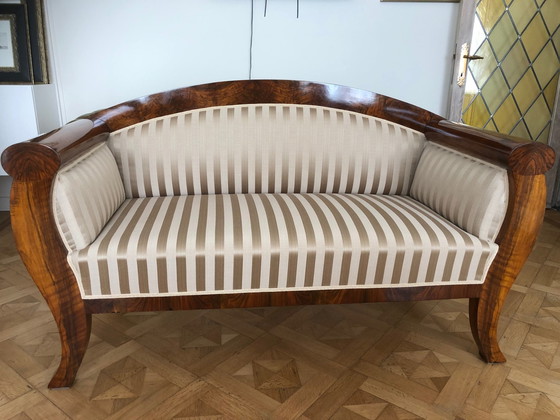 Image 1 of 2x Biedermeier sofa