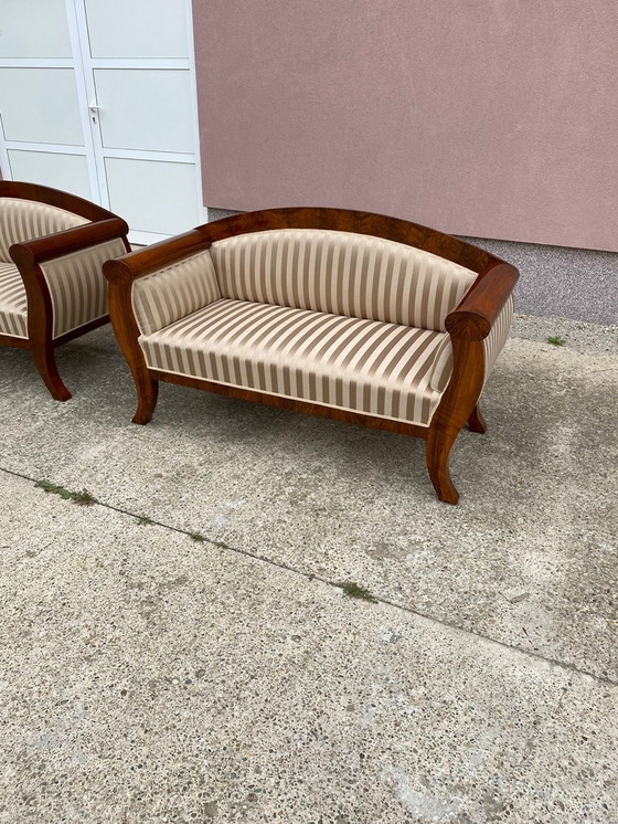 Image 1 of 2x Biedermeier sofa