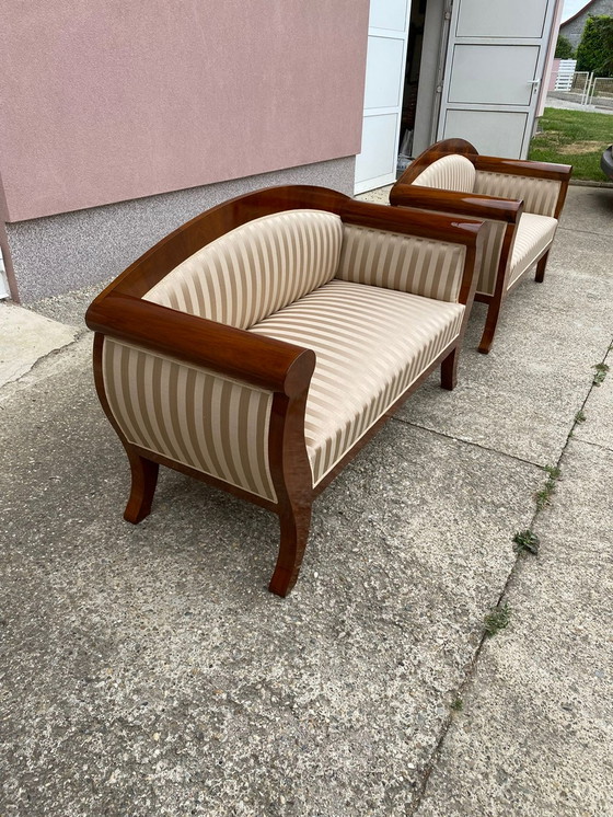 Image 1 of 2x Biedermeier sofa