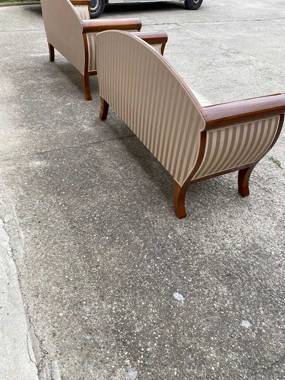 Image 1 of 2x Biedermeier sofa