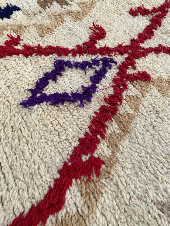 Image 1 of Moroccan Berber Handwoven Wool Rug 