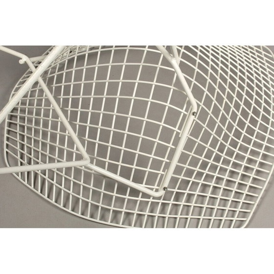 Image 1 of Vintage metal mesh chair with risan covering for Knoll, Germany 1983