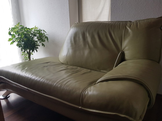 Image 1 of Designer sofa chaise longue recamiere J H. Hicolity Nicoletti leather