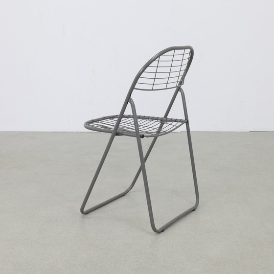 Image 1 of 2x Chaise pliante postmoderne de Niels Gammelgaard pour Ikea, années 1980