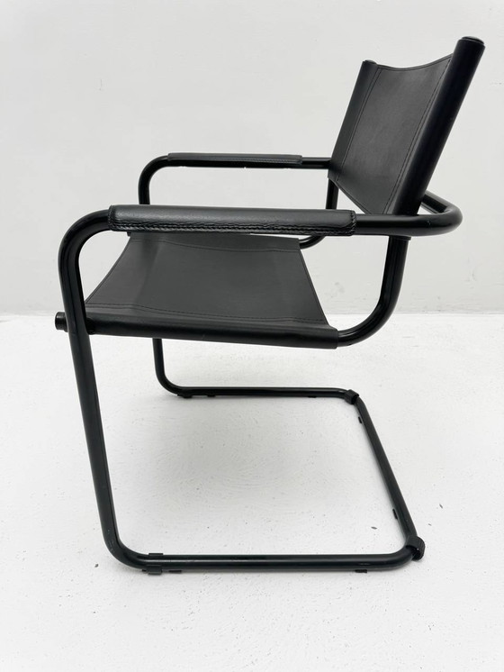 Image 1 of Black cantilever chair by Mart Stam