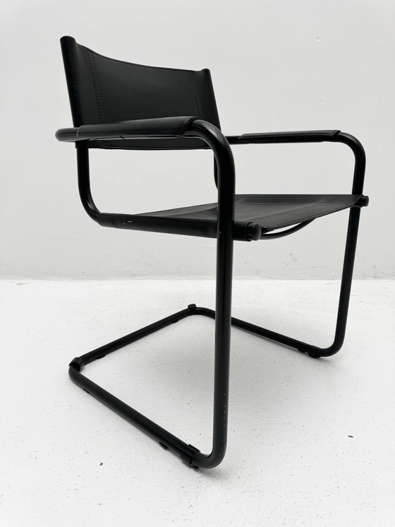 Image 1 of Black cantilever chair by Mart Stam