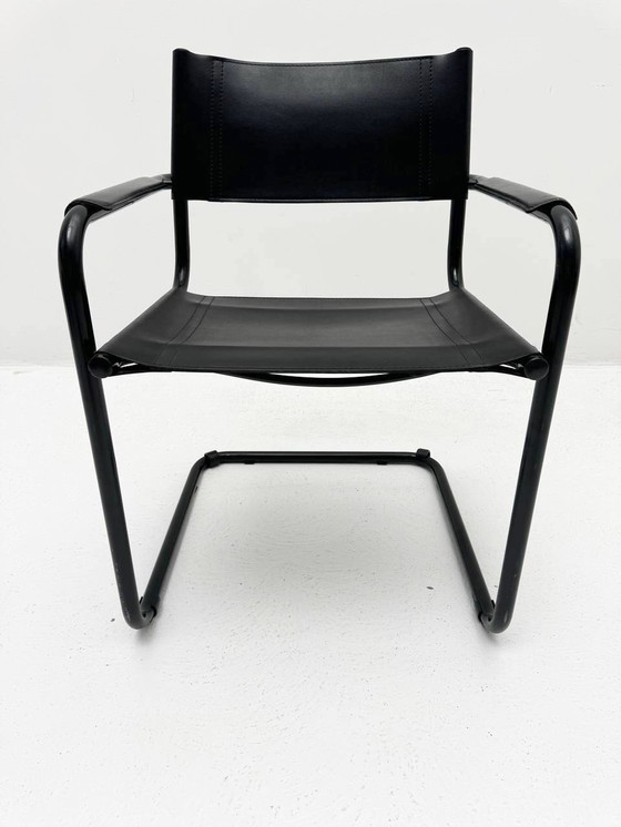 Image 1 of Black cantilever chair by Mart Stam