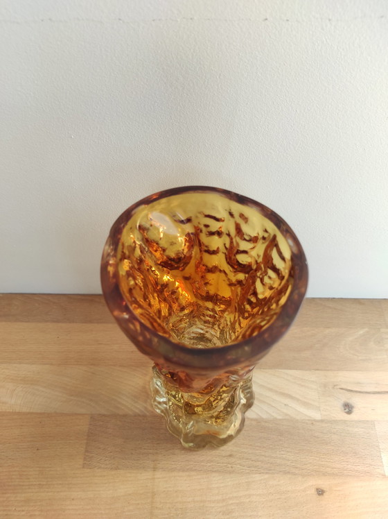 Image 1 of Ingrid Glashutte Vase en forme de tronc d'arbre