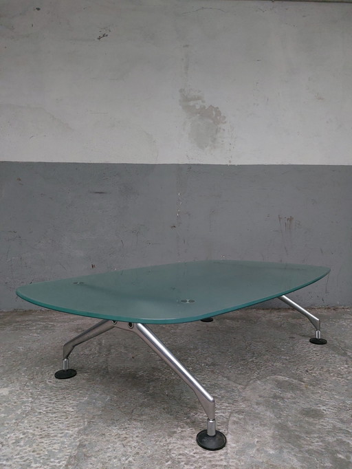 Table basse en verre dépoli d'Antonio Citterio pour vitra