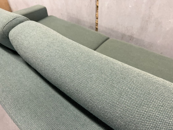 Image 1 of Leolux 3 seater Cuno Green fabric