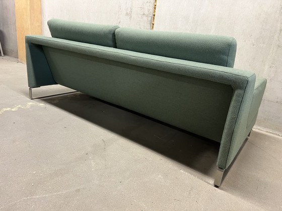 Image 1 of Leolux 3 seater Cuno Green fabric