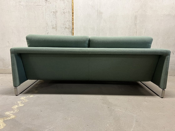 Image 1 of Leolux 3 seater Cuno Green fabric