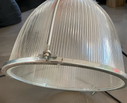Vintage glass hanging lamp