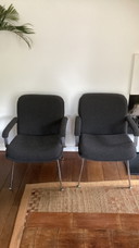 2x Artifort armchair by Geoffry D Harcourt