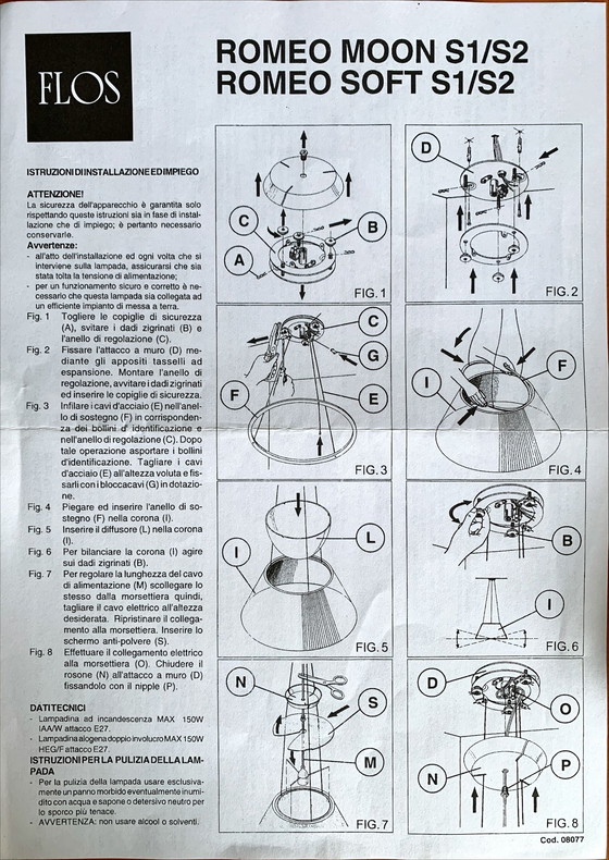 Image 1 of Flos Romeo Soft S2 hanging lamp