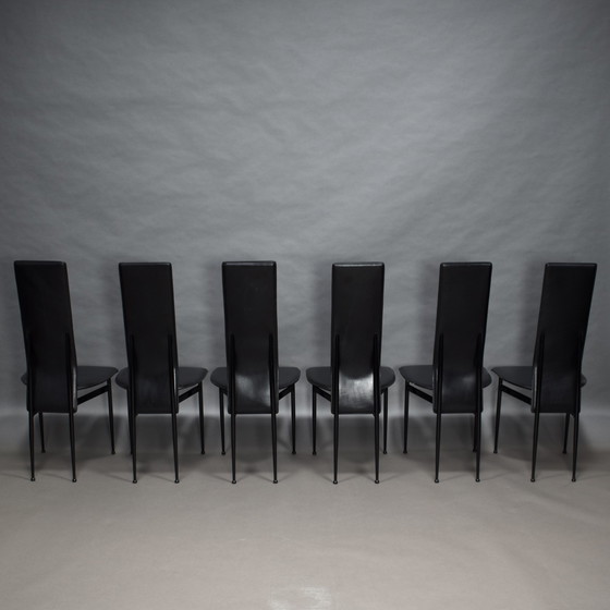 Image 1 of Ensemble de six chaises FASEM par Vegni et Gualtierotti, Italie - vers 1980