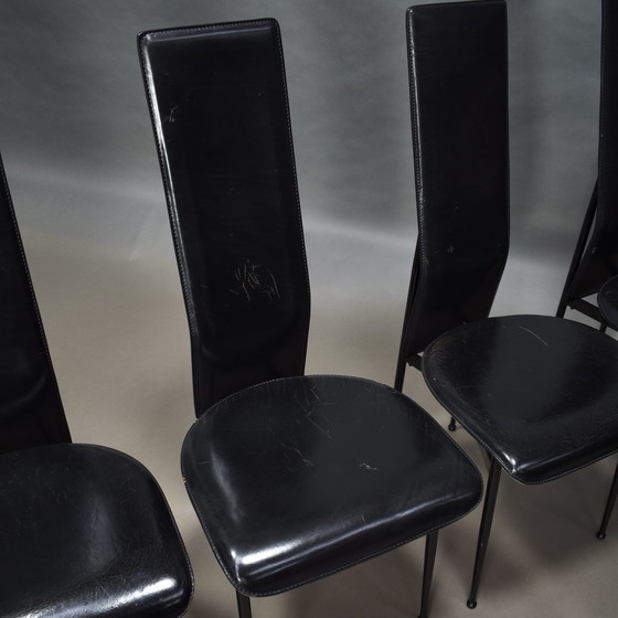 Image 1 of Ensemble de six chaises FASEM par Vegni et Gualtierotti, Italie - vers 1980