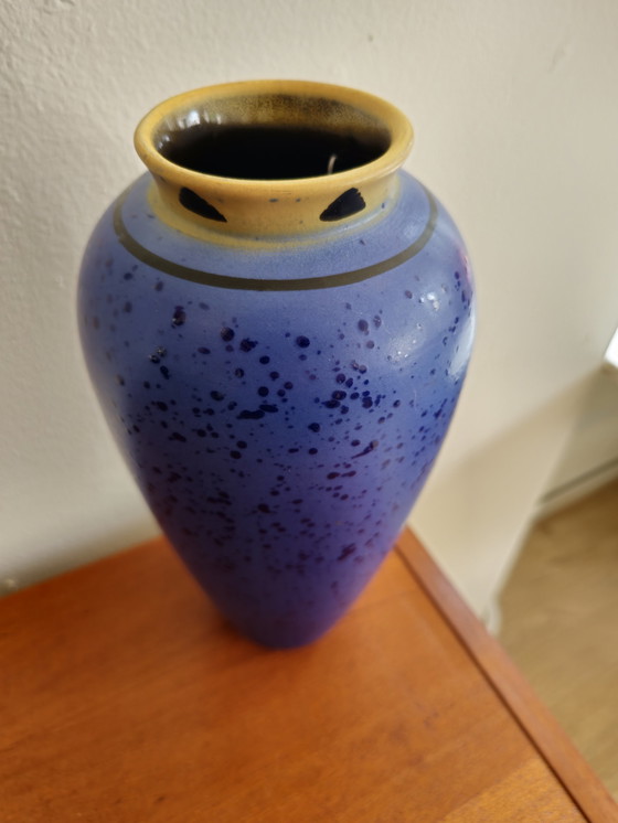 Image 1 of West Germany Vase Blue