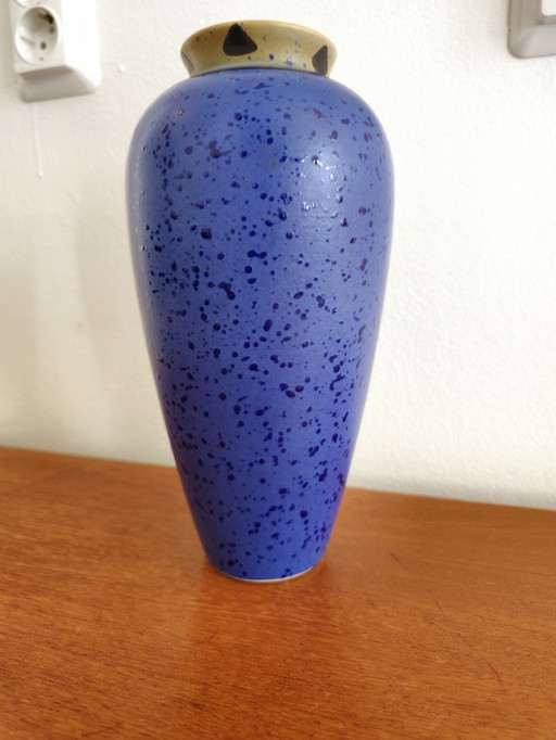 Allemagne de l'Ouest Vase bleu