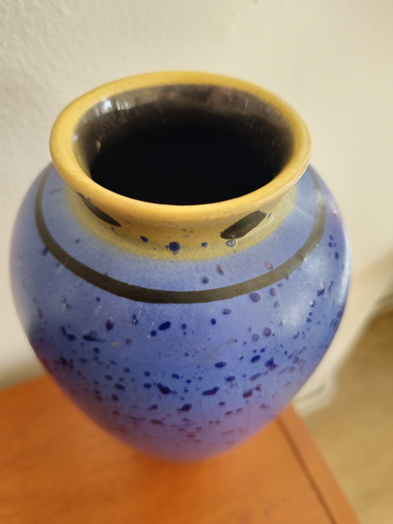 Image 1 of West Germany Vase Blue