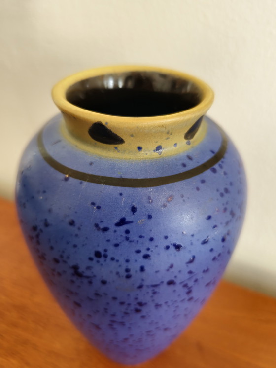 Image 1 of West Germany Vase Blue