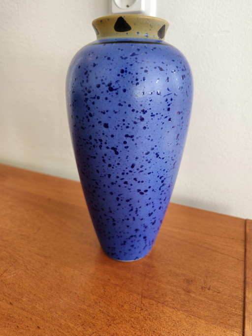 Allemagne de l'Ouest Vase bleu