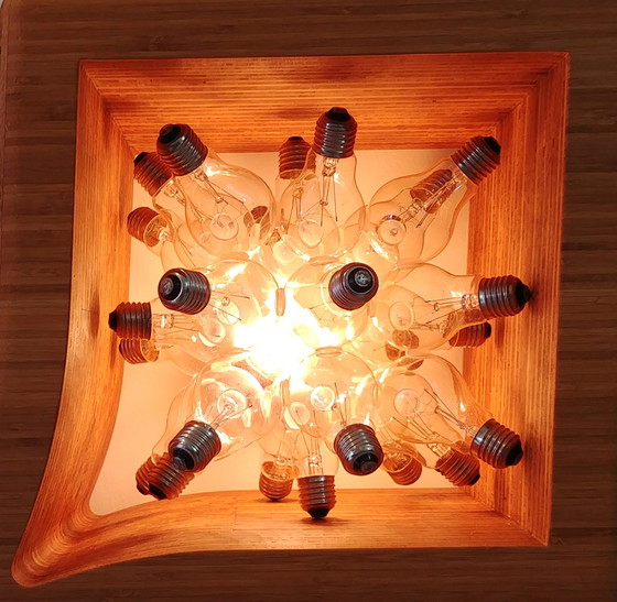 Image 1 of "spare" table lamp made up of 26 light bulbs