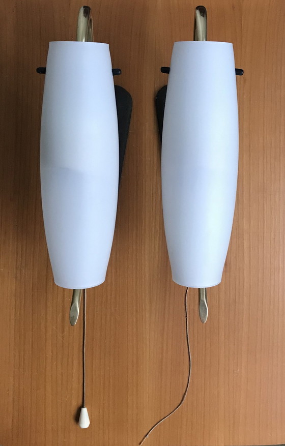 Image 1 of 2x Lampes murales vintage