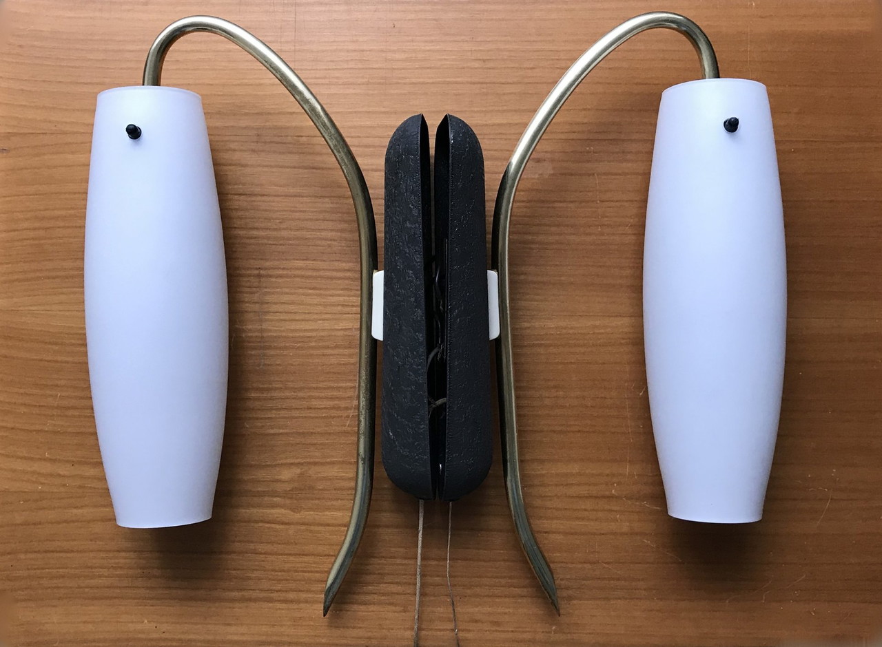 2x lampade da parete vintage