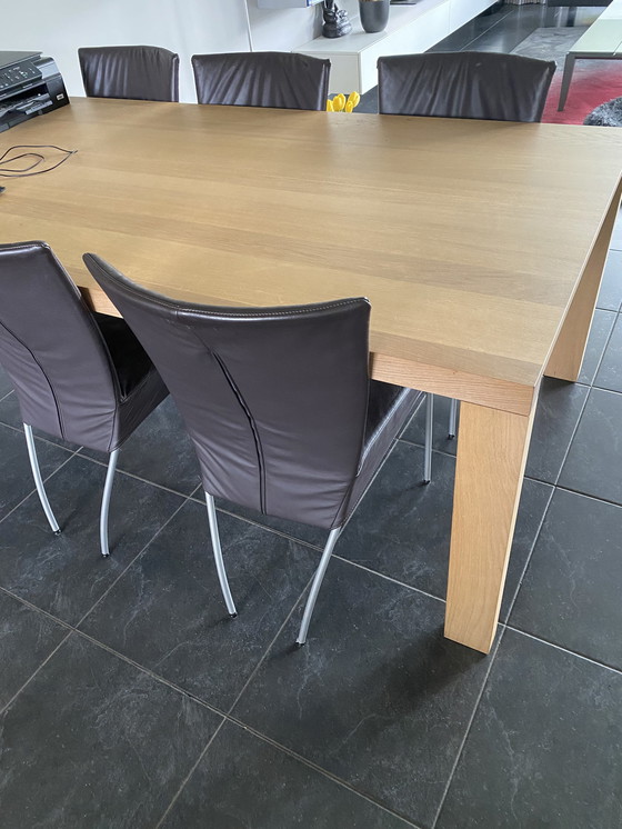 Image 1 of Arco Essenza dining table + 6x Spica dining chair