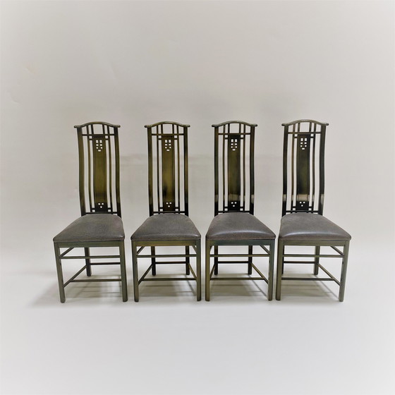 Image 1 of 4x Giorgetti dining room chairs