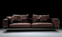 2x Flexform Lifesteel Canapé en cuir