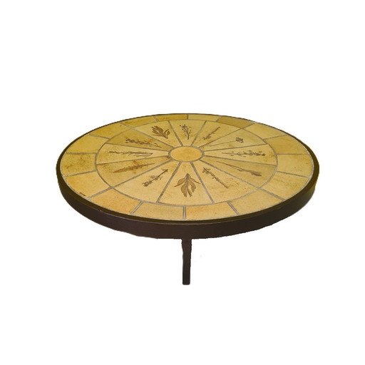 Roger Capron Oval Coffee Table