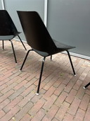 4x Rolf Benz 650 chaises basses, set