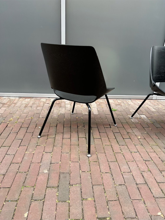 Image 1 of 4x Rolf Benz 650 low chairs, set