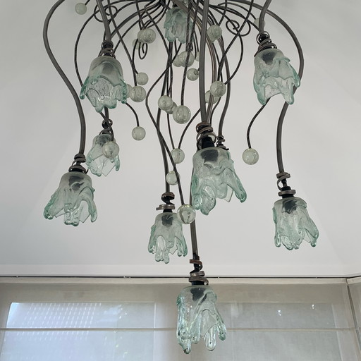 Walter & Brigitte Duportail Design Chandelier