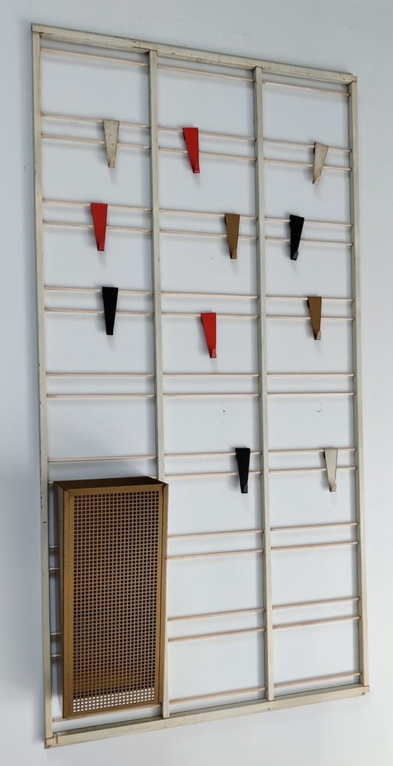 Image 1 of Pilastro wall coat rack with umbrella stand