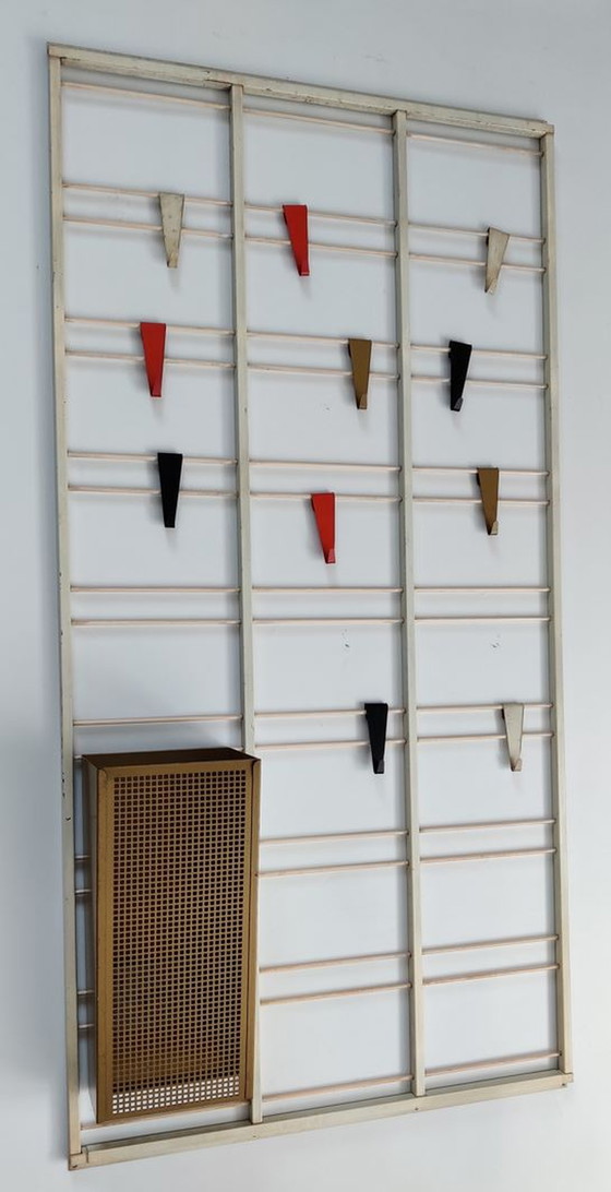 Image 1 of Pilastro wall coat rack with umbrella stand