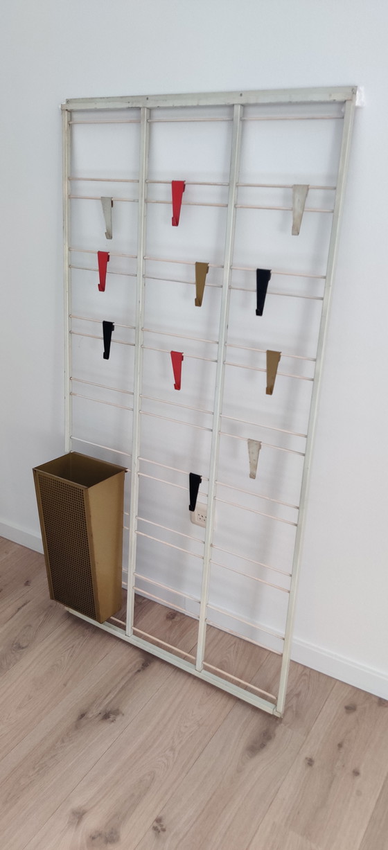 Image 1 of Pilastro wall coat rack with umbrella stand