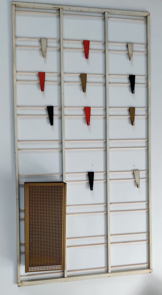 Image 1 of Pilastro wall coat rack with umbrella stand