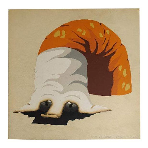 Armando Testa Serigraph "Cane da Tabacco"