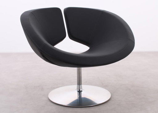 Artifort Apollo fauteuil pivotant noir