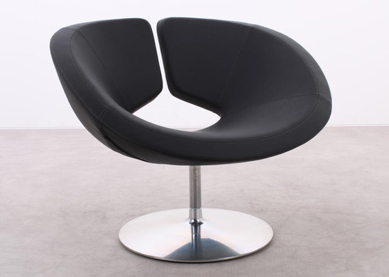 Image 1 of Artifort Apollo fauteuil pivotant noir