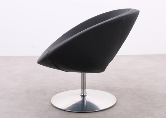 Image 1 of Artifort Apollo fauteuil pivotant noir