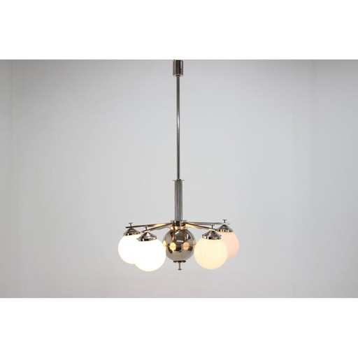 Lustre vintage chrome bauhaus, 1930