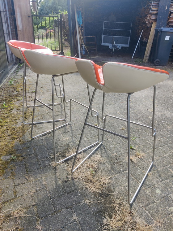 Image 1 of 3x Moroso fjord bar stools